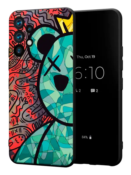 PBl store Чехол на Samsung A53 5G с принтом Мишка