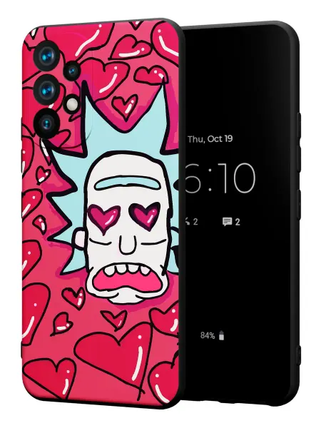 PBl store Чехол на Samsung A53 5G с принтом Рик и Морти