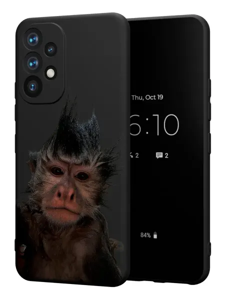 PBl store Чехол на Samsung A53 5G с принтом Обезьянка