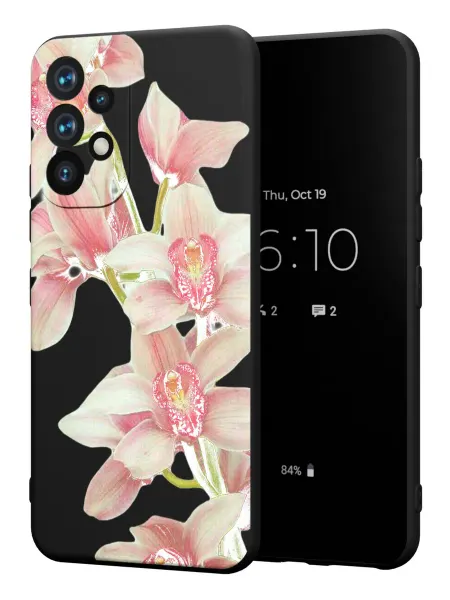 PBl store Чехол на Samsung A53 5G с принтом Орхидеи