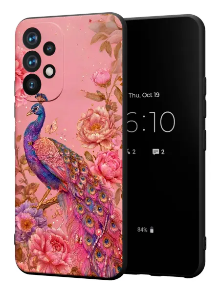 PBl store Чехол на Samsung A53 5G с принтом Павлин