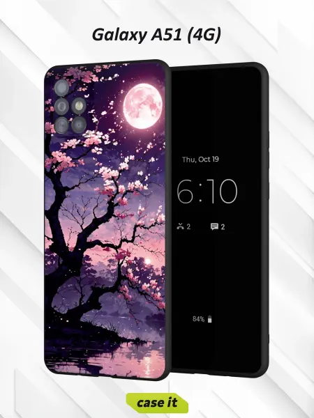 Case it Чехол на Samsung А51 4G с принтом Сакура