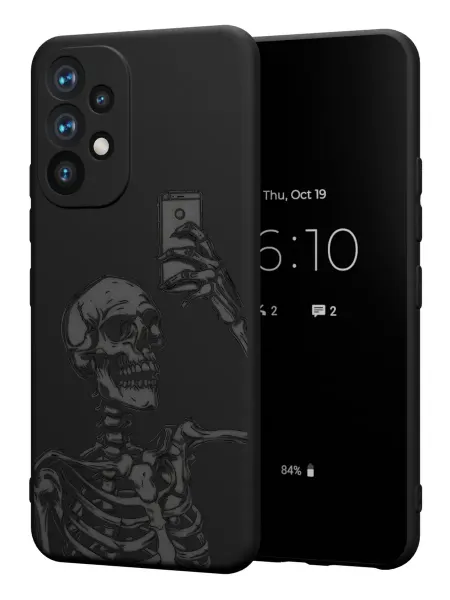 PBl store Чехол на Samsung A53 5G с принтом Скелет