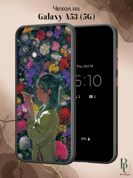 Be Unique Чехол бампер на Samsung A53 5G Аниме Монолог Фармацевта