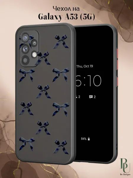 Be Unique Чехол бампер на Samsung A53 5G с бантиками