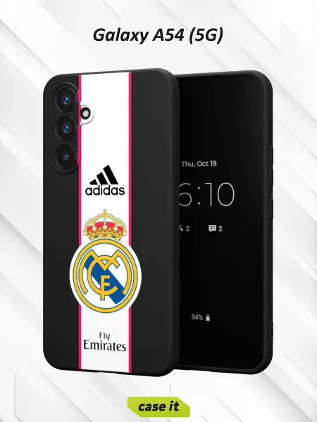 Case it Чехол на Samsung A54 5G с принтом adidas и Fly Emirates