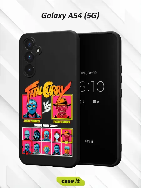 Case it Чехол на Samsung A54 5Gс принтом Jason and Freddie