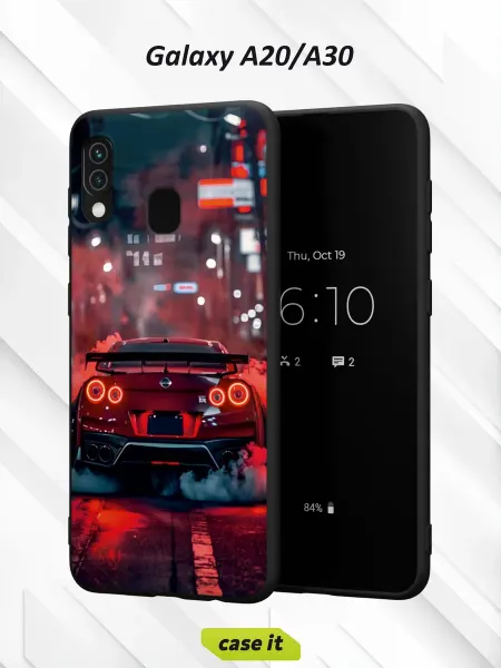 Case it Чехол на Samsung A30 и A20с принтом Nissan GT-R