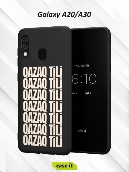 Case it Чехол на Samsung A30 и A20с принтом QAZAQ TILI