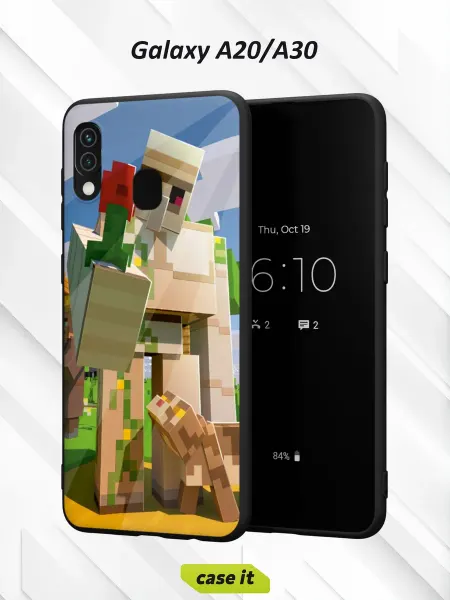 Case it Чехол на Samsung A30 и A20с принтом Железный голем