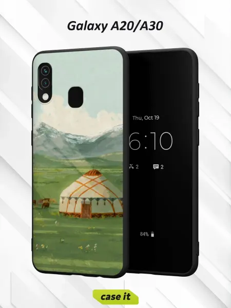 Case it Чехол на Samsung A30 и A20с принтом Дом в горах