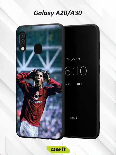 Case it Чехол на Samsung A30 и A20с принтом Криштиану Роналду