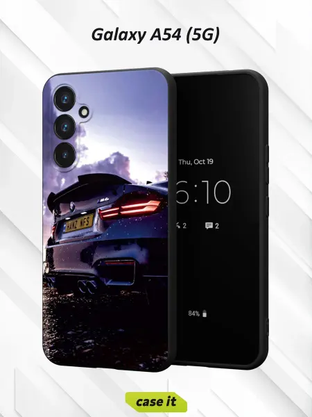 Case it Чехол на Samsung A54 5G с принтом Бампер BMW