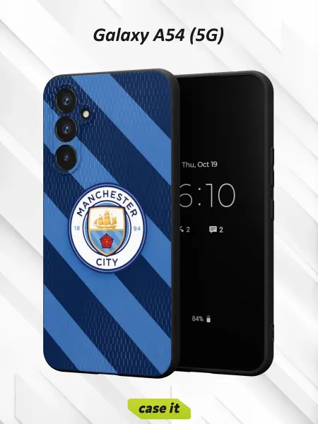 Case it Чехол на Samsung A54 5G с принтом Manchester City