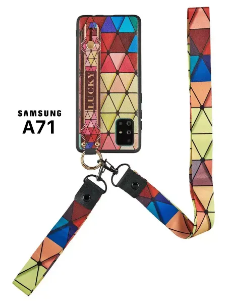 THE NUTS Чехол на Samsung Galaxy A71 с ремешком