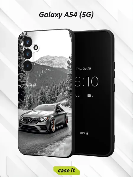 Case it Чехол на Samsung A54 5G с принтом Mercedes E-Class Coupe