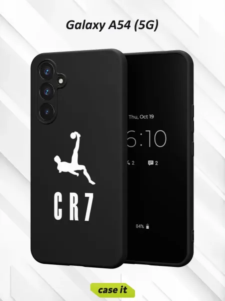 Case it Чехол на Samsung A54 5G с принтом логотип бренда CR7