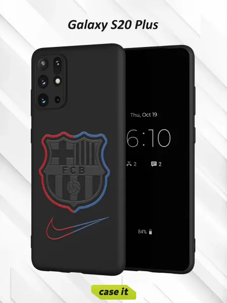 Case it Чехол на Samsung S20+с принтом FC Barcelona