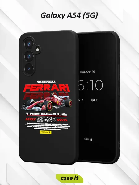 Case it Чехол на Samsung A54 5Gс принтом Ferrari SF-25