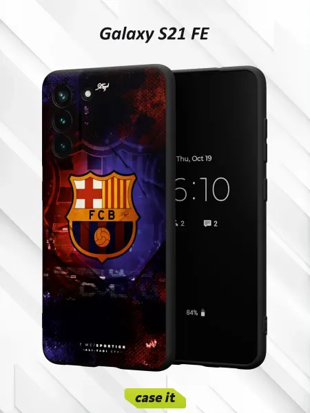 Case it Чехол на Samsung S21 FEс принтом ФК FCB