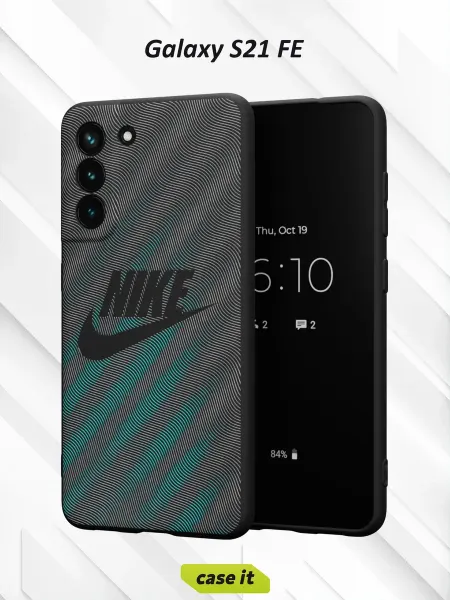 Case it Чехол на Samsung S21 FEс принтом Nike