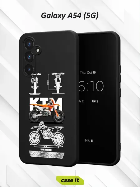 Case it Чехол на Samsung A54 5Gс принтом KTM