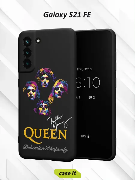 Case it Чехол на Samsung S21 FEс принтом Queen