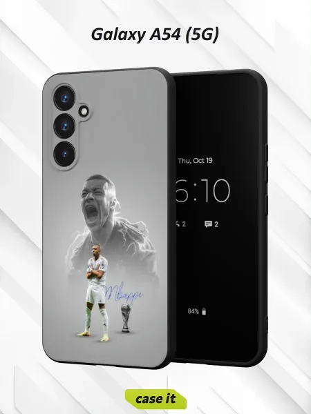 Case it Чехол на Samsung A54 5G с принтом Kylian Mbappe Real