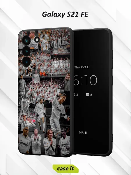 Case it Чехол на Samsung S21 FEс принтом Реал Мадрид