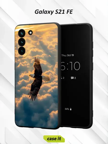 Case it Чехол на Samsung S21 FEс принтом Орёл