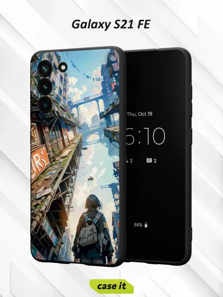 Case it Чехол на Samsung S21 FEс принтом Токио