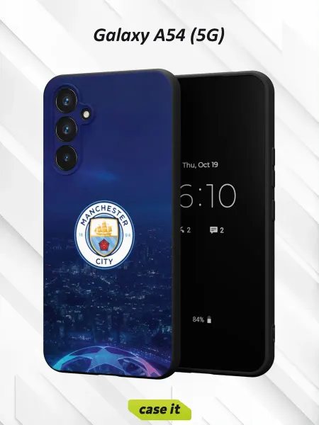 Case it Чехол на Samsung A54 5G с принтом Manchester Сити