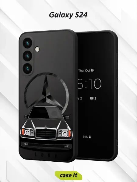 Case it Чехол на Samsung S24 с принтом Mercedes