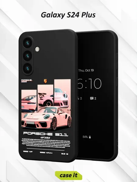 Case it Чехол на Samsung S24 Plus с принтом Porsche