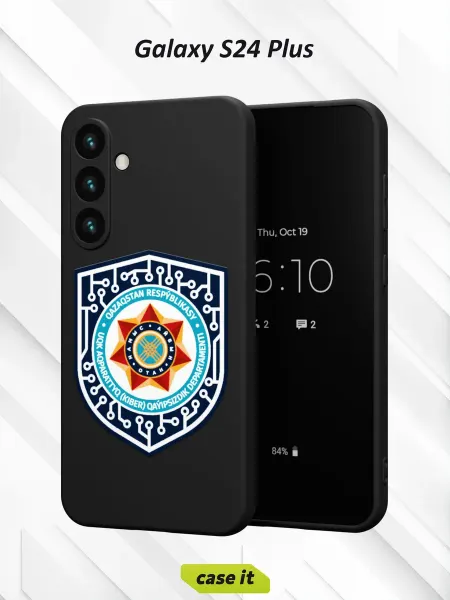 Case it Чехол на Samsung S24 Plusс принтом Логотип Казахстан
