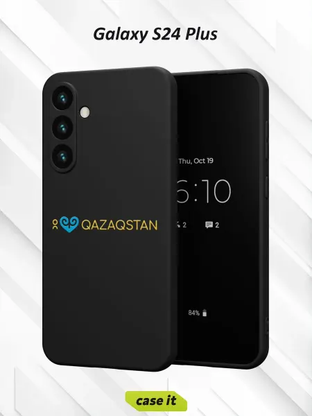 Case it Чехол на Samsung S24 Plusс принтом Я люблю Казахстан