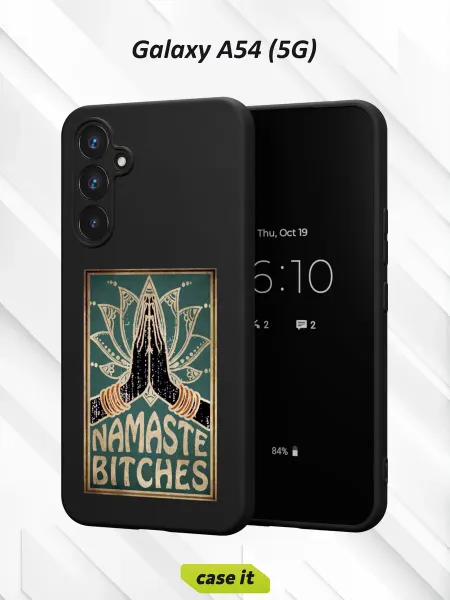 Case it Чехол на Samsung A54 5Gс принтом Namaste