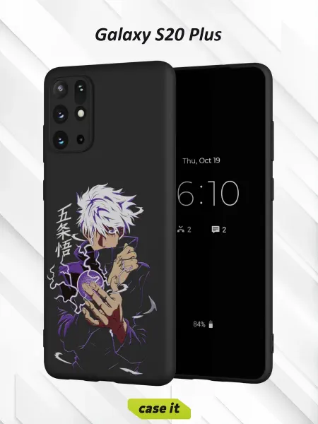 Case it Чехол на Samsung S20+с принтом Сатору Годзё