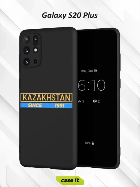 Case it Чехол на Samsung S20+с принтом Казахстан