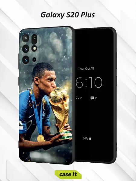 Case it Чехол на Samsung S20+с принтом Килиан Мбаппе