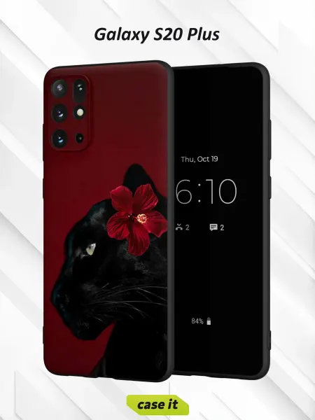 Case it Чехол на Samsung S20+с принтом Пантера