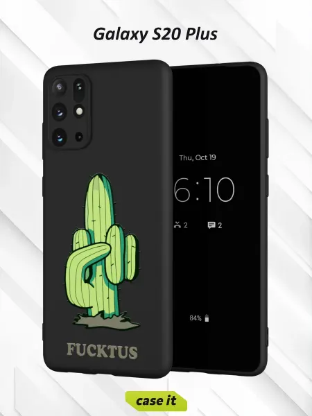 Case it Чехол на Samsung S20+с принтом Фактус