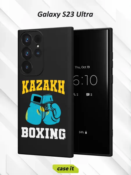Case it Чехол на Samsung S23 Ultraс принтом Казахстан бокс