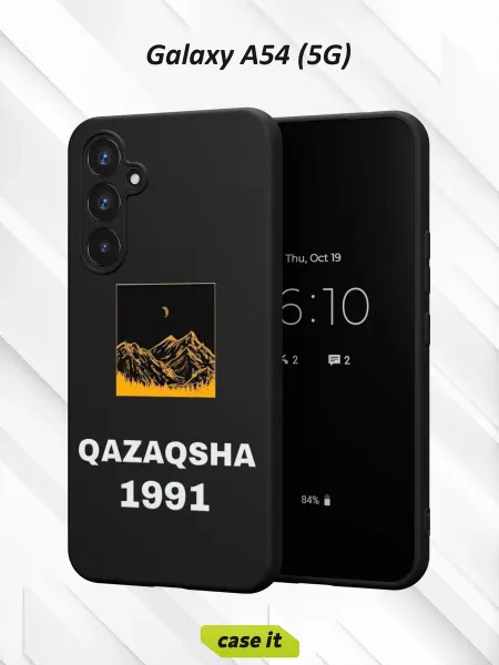 Case it Чехол на Samsung A54 5Gс принтом QAZAQSHA