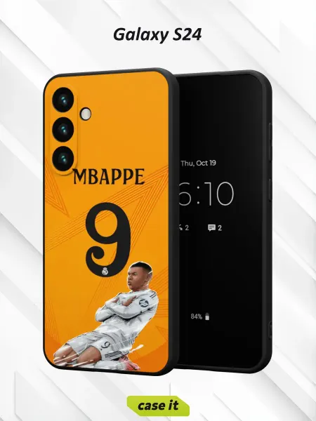 Case it Чехол на Samsung S24 с принтом Мбаппе