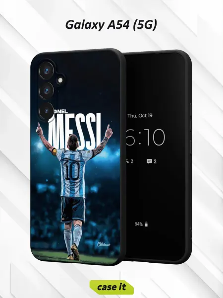 Case it Чехол на Samsung A54 5G с принтом легендарный Лионель Месси