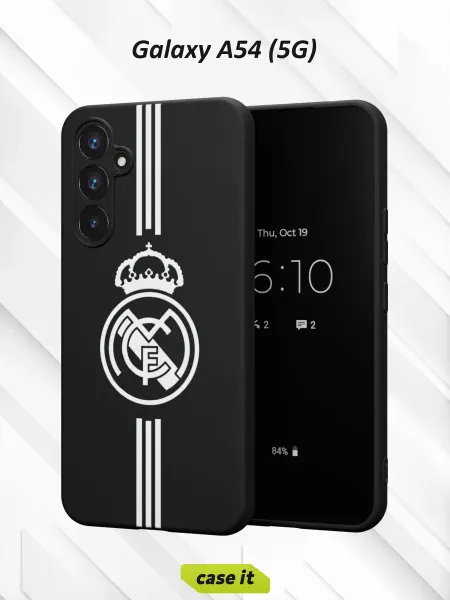 Case it Чехол на Samsung A54 5G с принтом ФК РЕАЛ ЧБ