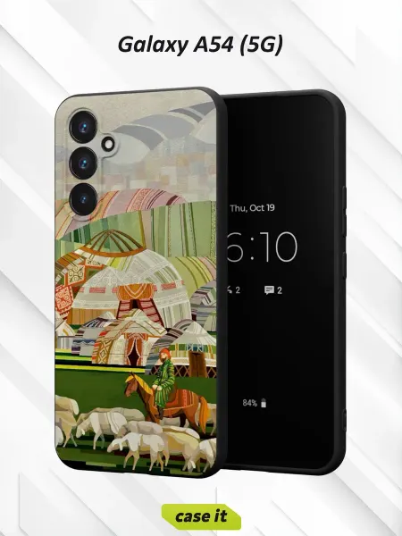 Case it Чехол на Samsung A54 5Gс принтом Степные истории