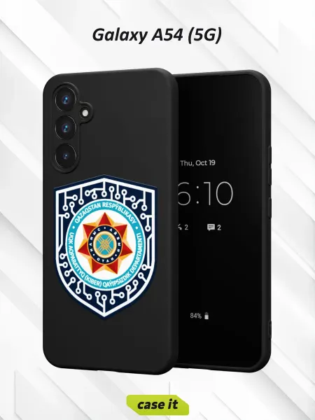 Case it Чехол на Samsung A54 5Gс принтом Логотип Казахстан