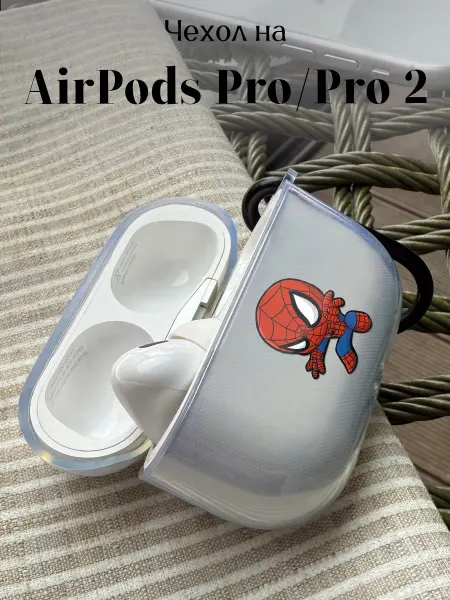 Be Unique Чехол на AirPods Pro и Pro 2 с принтом Человек-Паук